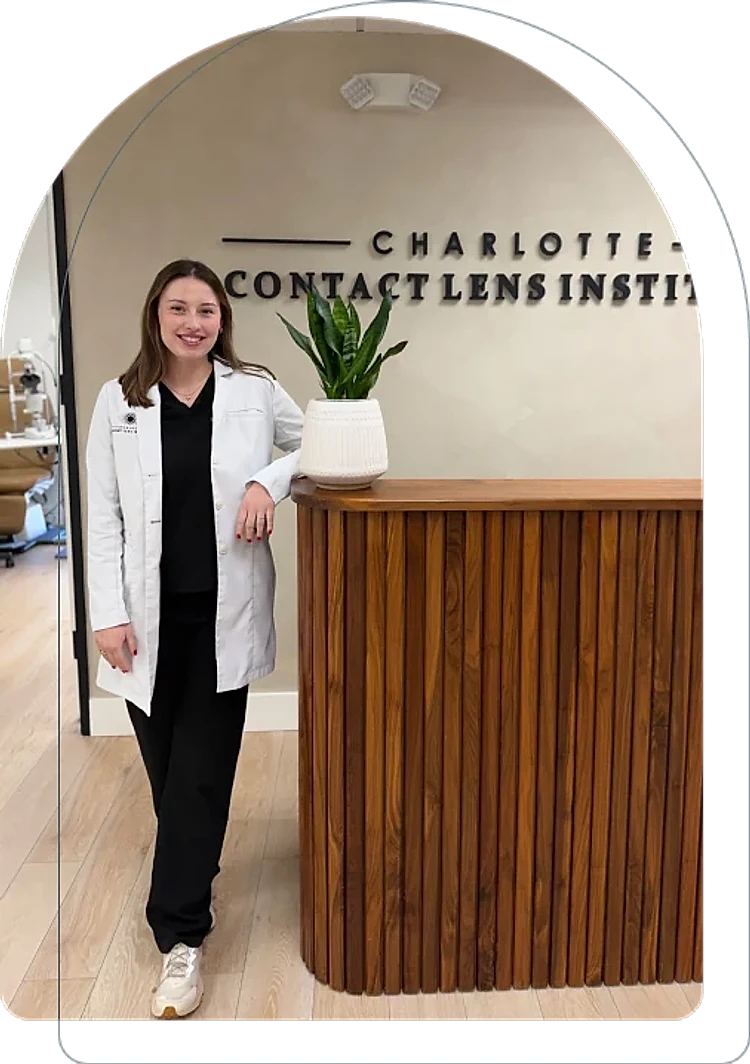 Dr. Sydney Walsh at Charlotte Contact Lens Institute