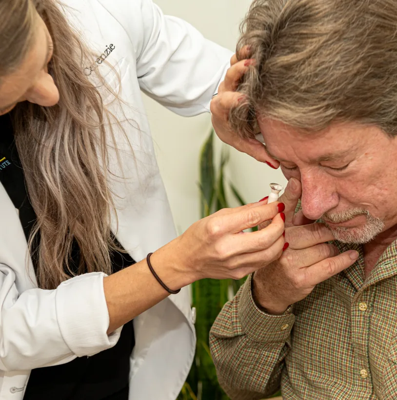 Custom corneal gas permeable lens fitting evaluation at Charlotte Contact Lens Institute