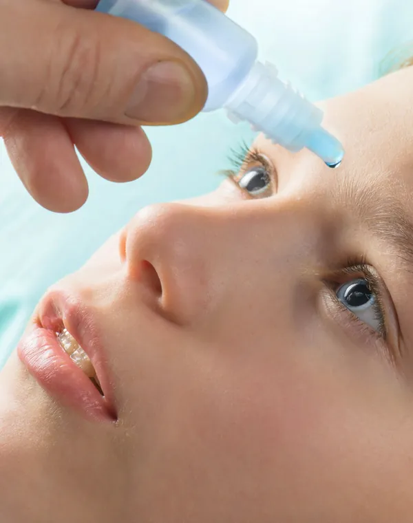 Pediatric eye drop application for low-dose atropine myopia therapy